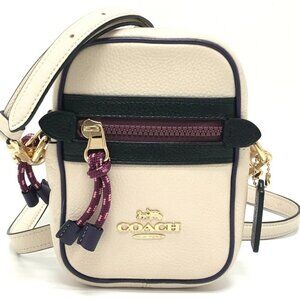 COACH F83267 Pebble Leather Veil Phoebe Bag Crossbody Pochette Shoulder Bag